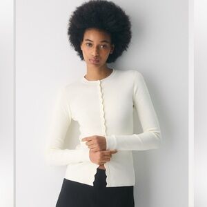 Wilfred Ivory Button-Up Cardigan